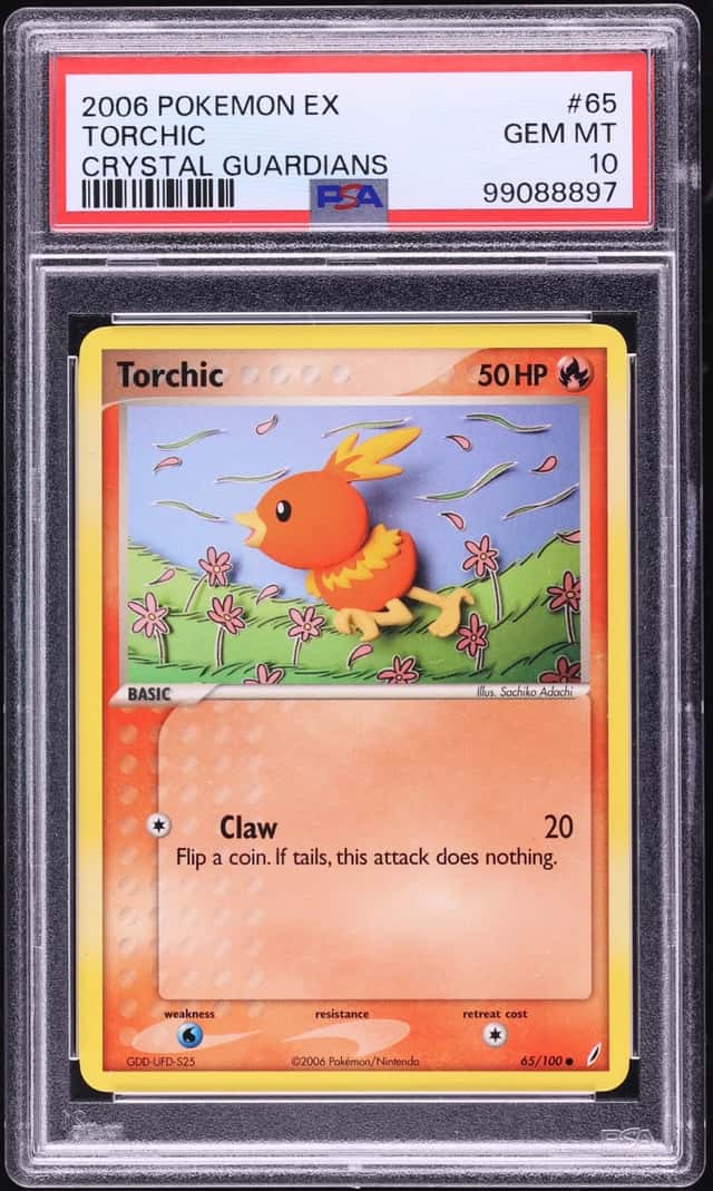 2006 Pokemon Ex Crystal Guardians Torchic #65 PSA 10 GEM MINT