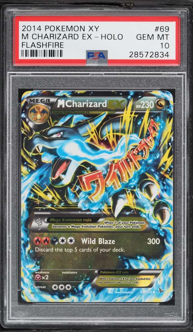 2014 Pokemon XY Flashfire Holo M Charizard EX #69 PSA 10 GEM MINT