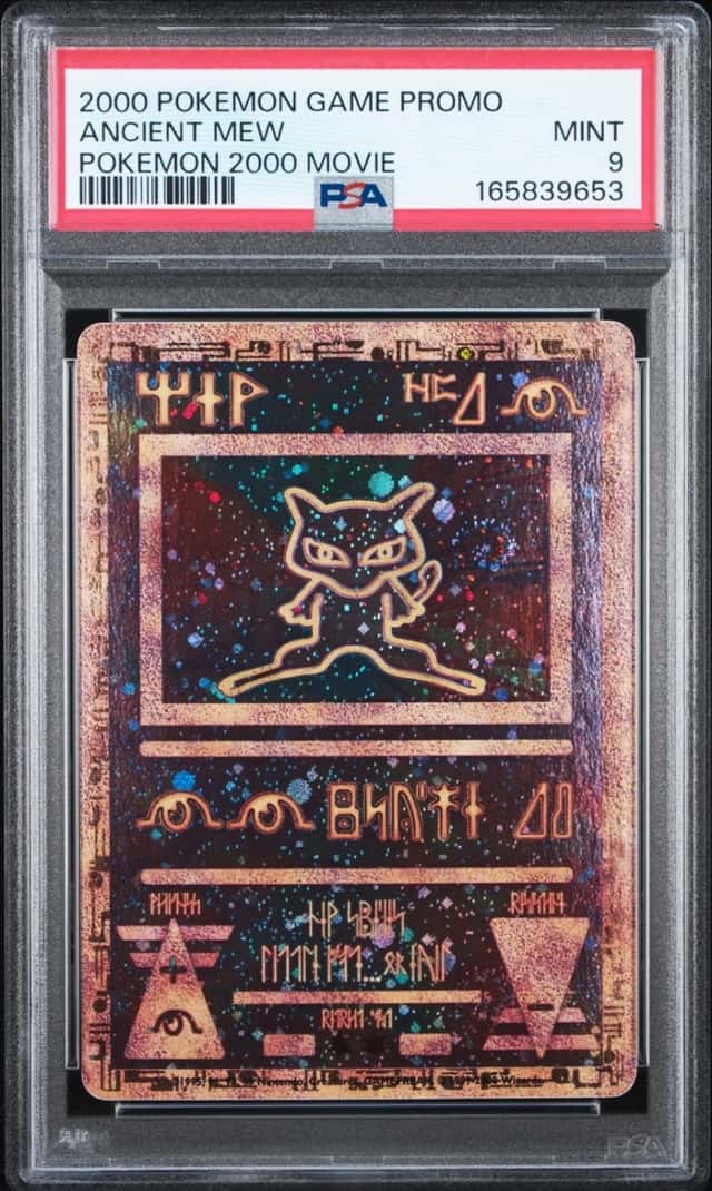 2000 POKEMON GAME MOVIE POKEMON 2000 MOVIE ANCIENT MEW PSA 9