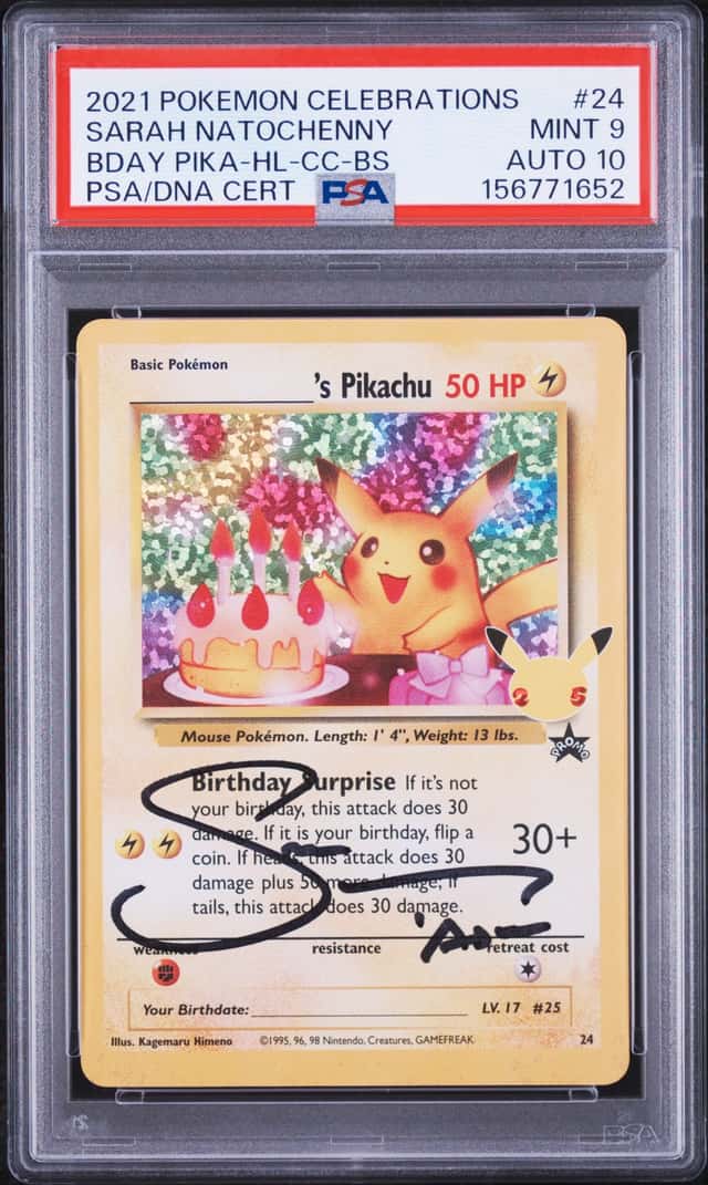 _____'s Pikachu STAMP [25th Anniversary] TEXTURED CONFETTI HOLO