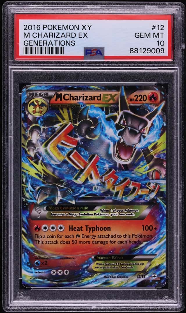 2016 Pokemon XY Generations Holo Mega Charizard Ex #12 PSA 10 GEM MINT