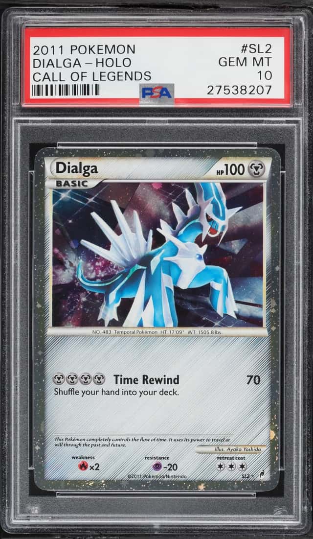 2011 Pokemon Call Of Legends Holo Dialga #SL2 PSA 10 GEM MINT