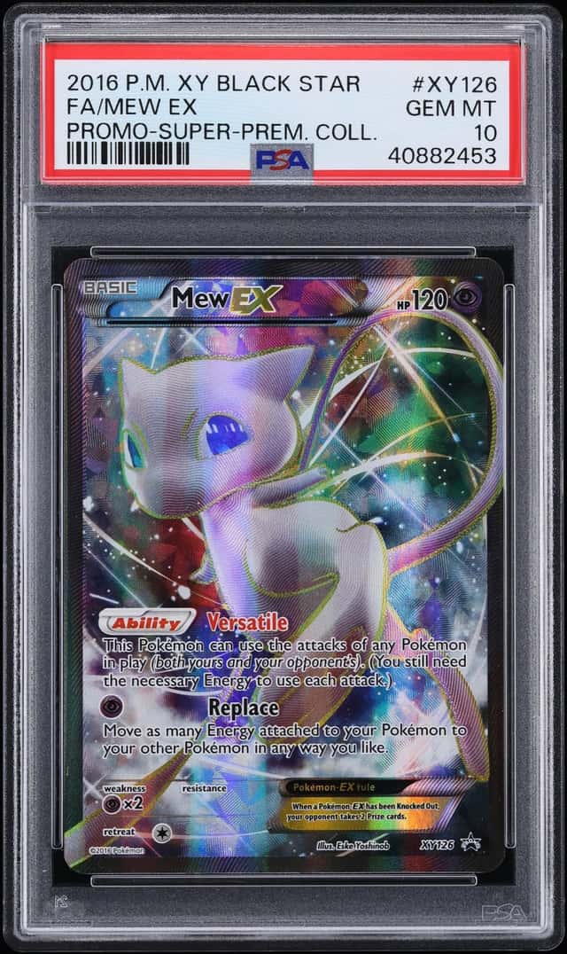 2016 Pokemon XY Promo Super Premium Collection Full Art Mew EX #XY126 PSA 10 GEM MINT