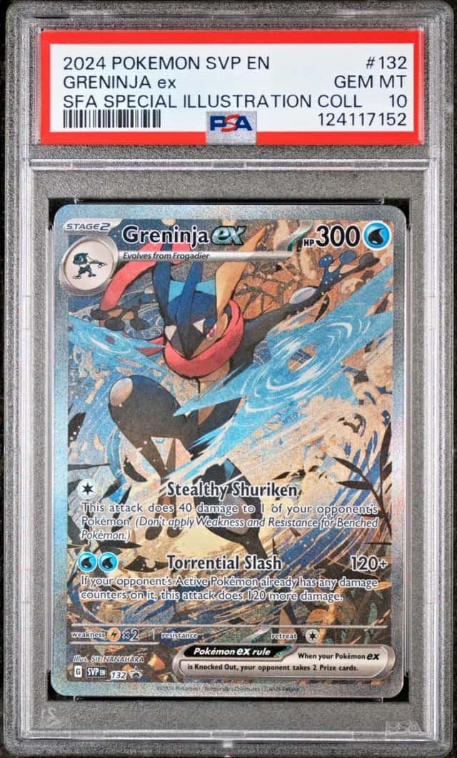 2024 POKEMON GRENINJA ex SFA SPECIAL ILLUSTRATION COLL SVP #132 PSA 10