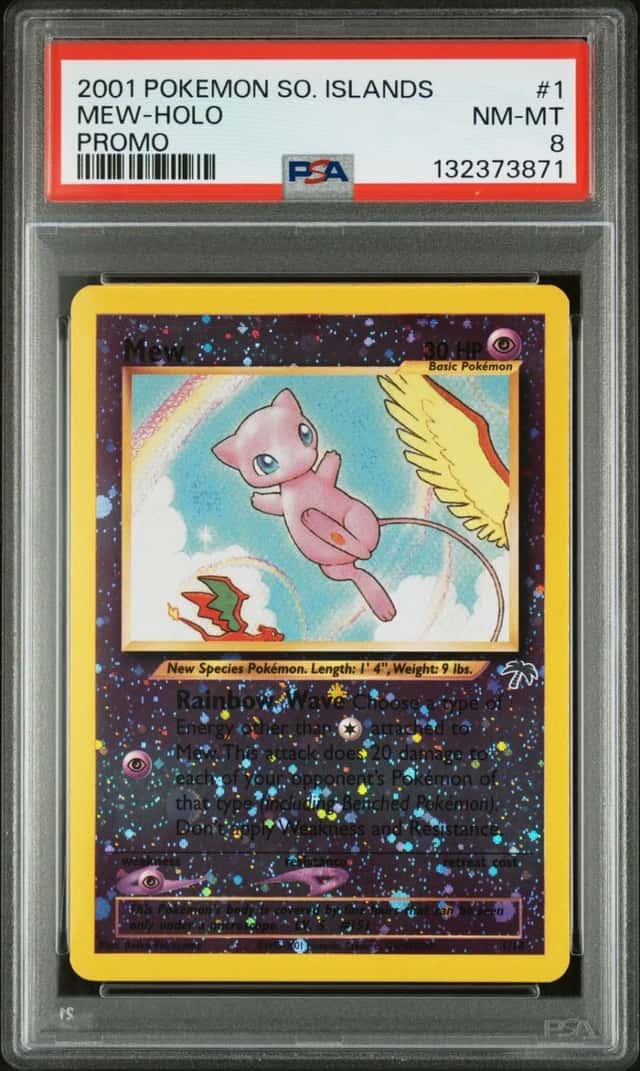 Pokemon Mew Holo Southern Islands Promo 1/18 PSA 8