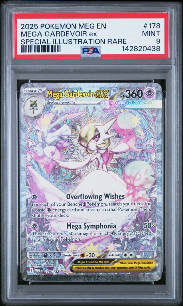 Pokemon Mega Gardevoir ex #178 Special Illustration Rare Holo PSA 9 (2025)