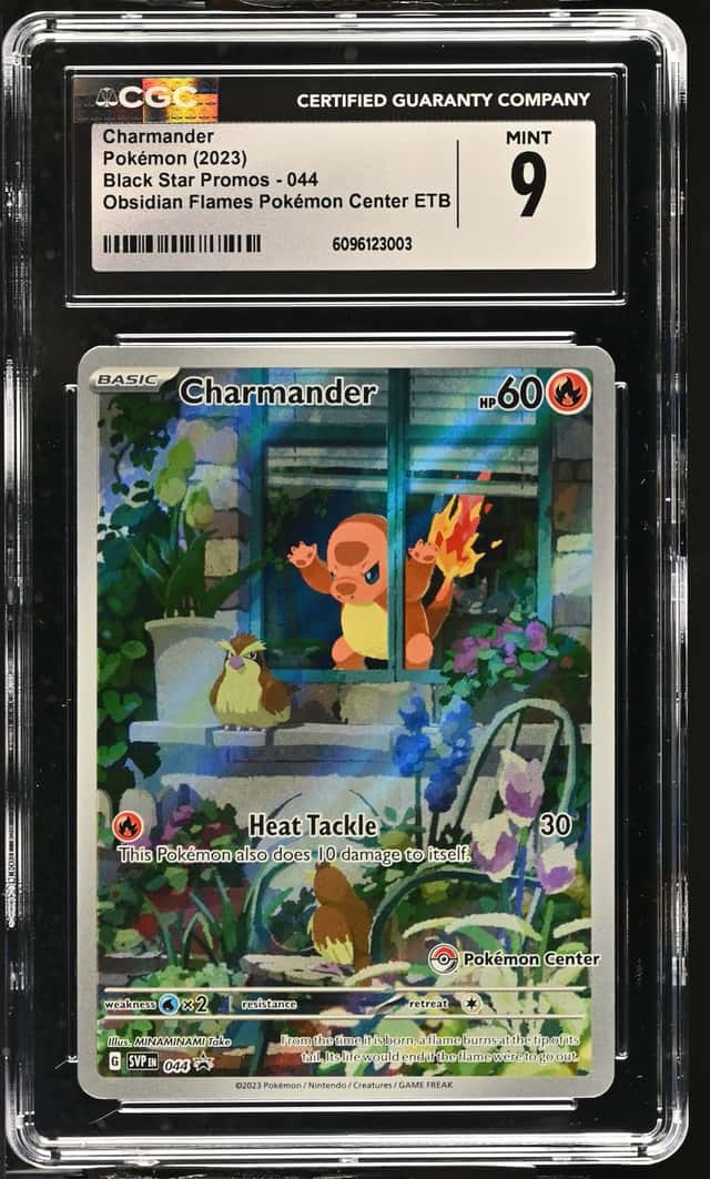 Charmander - 044 (Pokemon Center Exclusive) 044 Sv: Scarlet & Violet Promo CGC 9