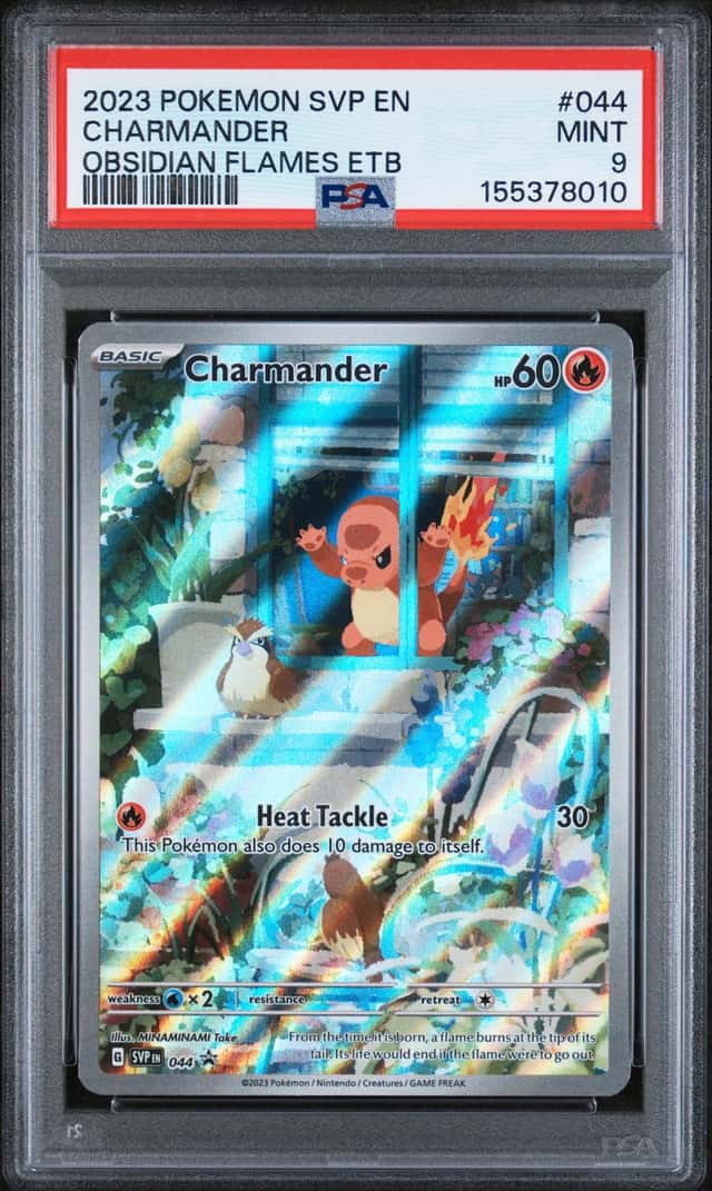 Pokemon SV Black Star Promos Charmander 2023 #044 PSA 9
