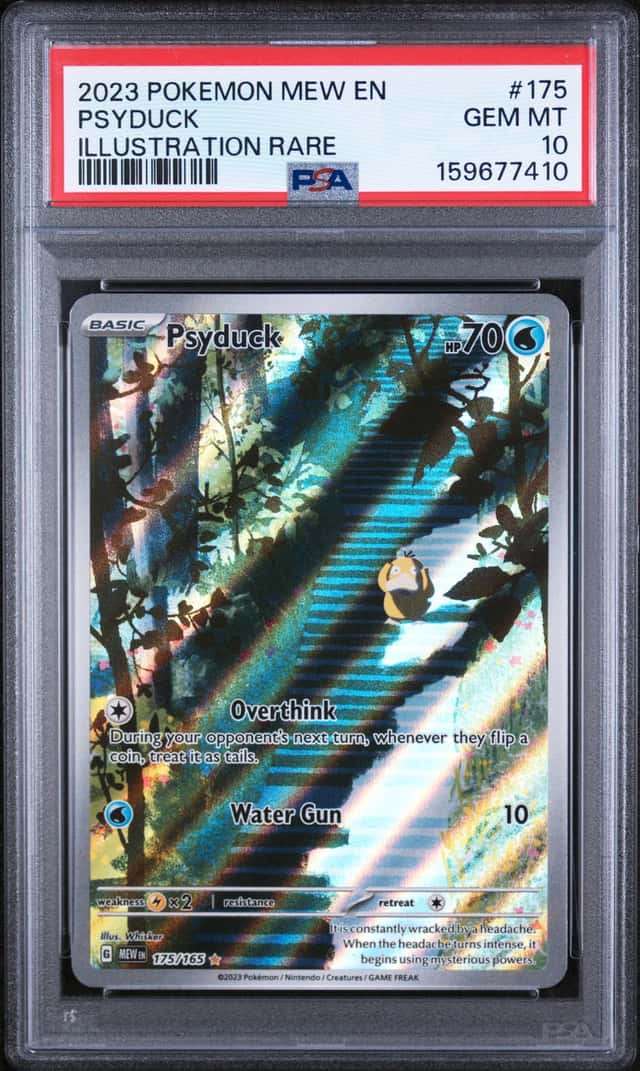 2023 Pokemon Mew Illustration Rare Psyduck #175