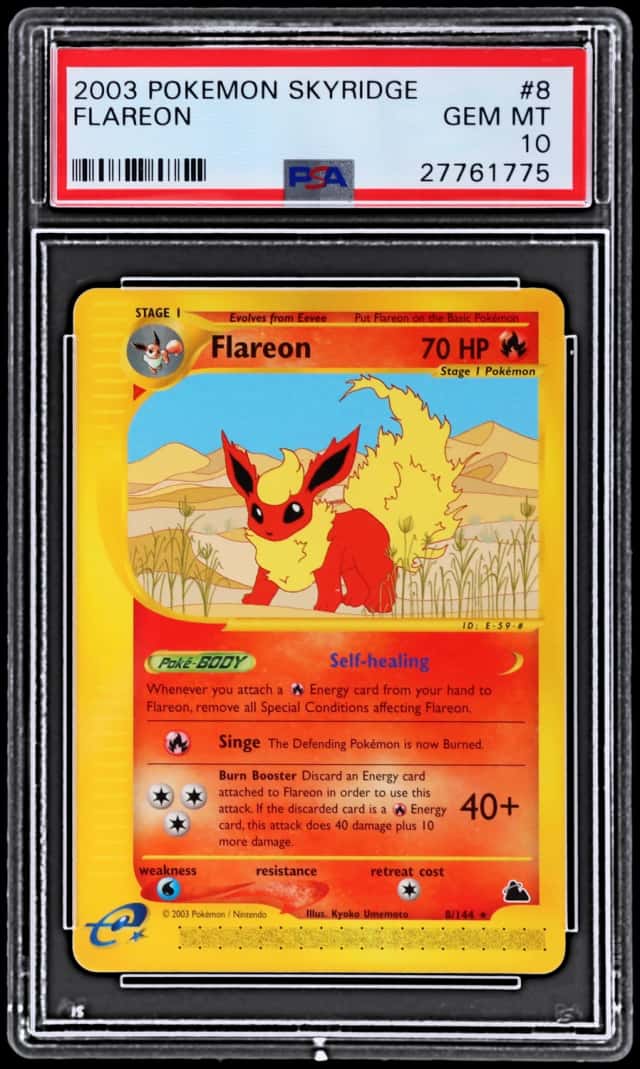 2003 Pokemon Skyridge Flareon #8