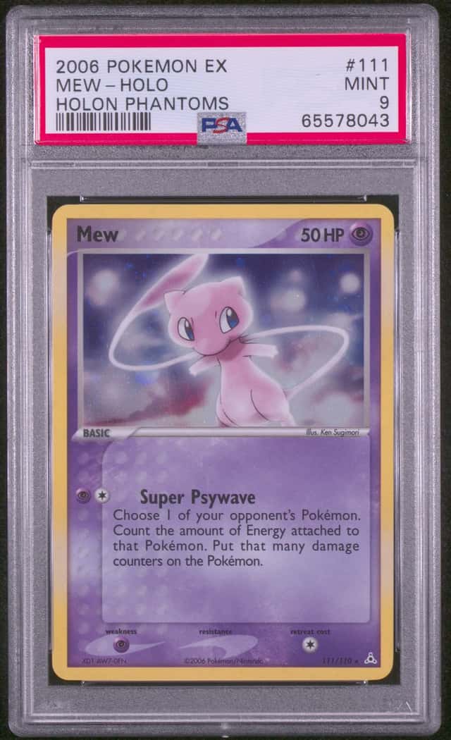 2006 Pokemon Ex Holon Phantoms Holo Mew #111