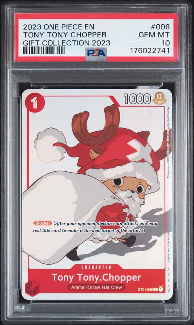 2023 One Piece Gift Tony Tony Chopper Promo #P-006 PSA 10 GEM MINT (41)