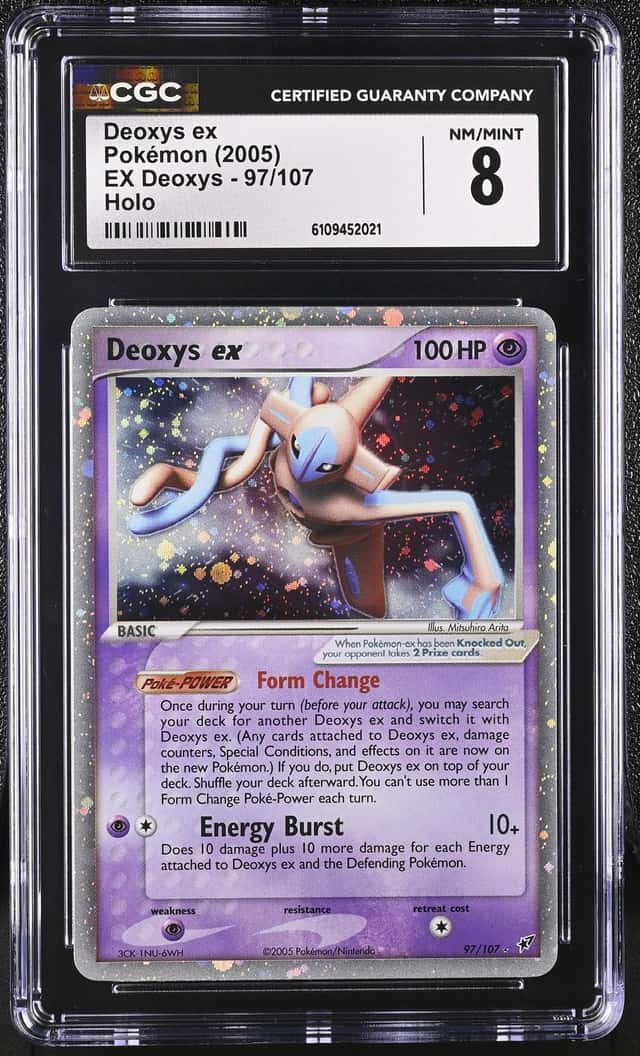 Pokémon Deoxys ex 97 EX Deoxys CGC Trading Card Game...