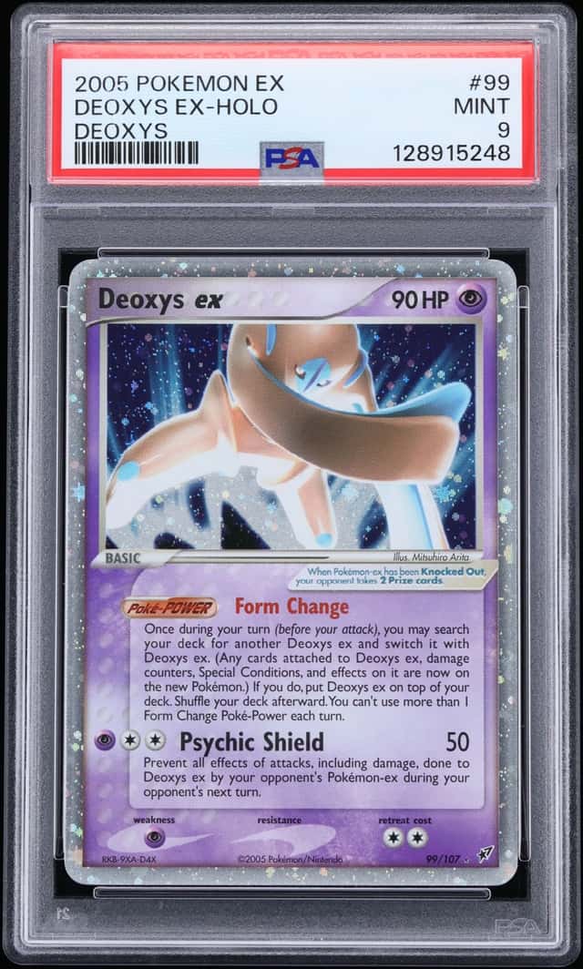 2005 Pokemon EX Holo Deoxys Ex #99 PSA 9 MINT