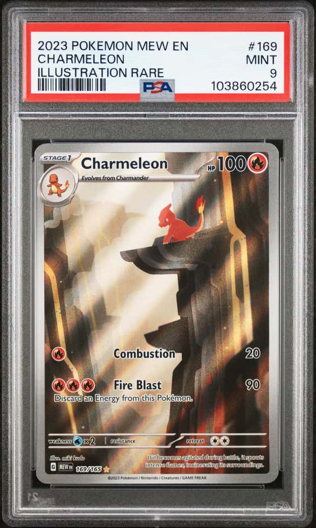 2023 Pokemon SV 151 Charmeleon Illustration Rare #169/165 PSA 9