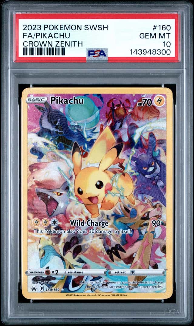 PSA 10- 2023 Pokemon Crown Zenith - FA/Pikachu 160/159