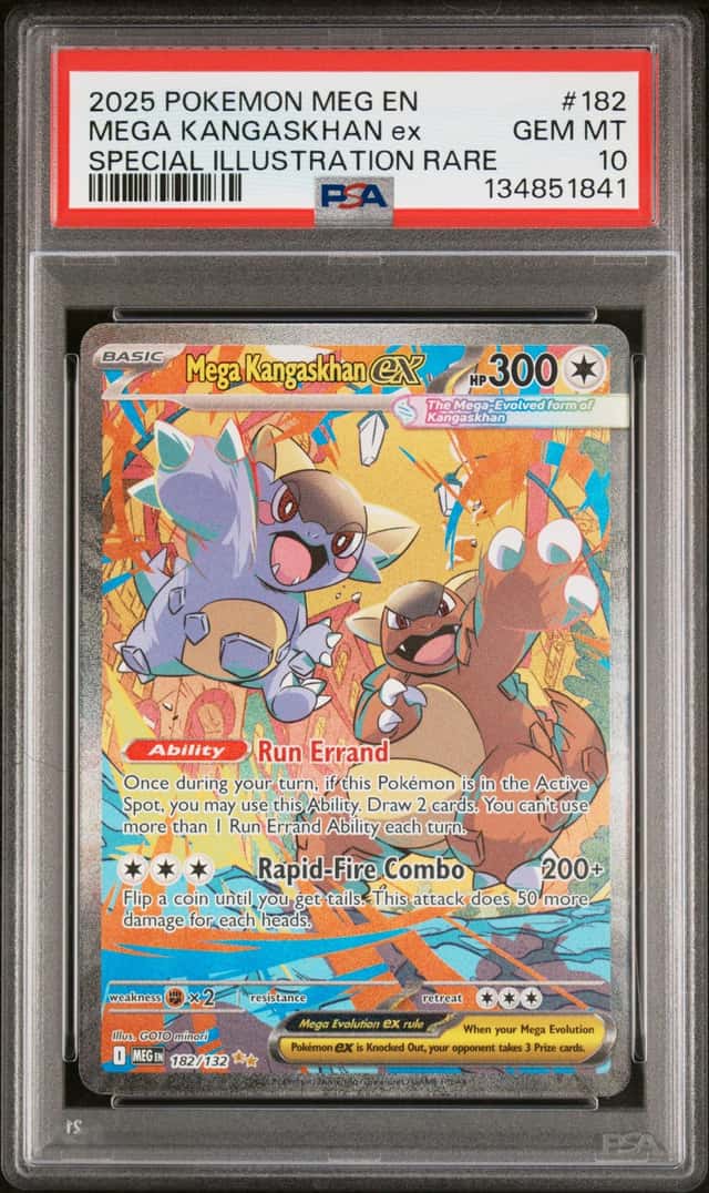 2025 Pokemon MEGA KANGASKHAN EX Mega Evolution Special Illustration Rare- PSA 10