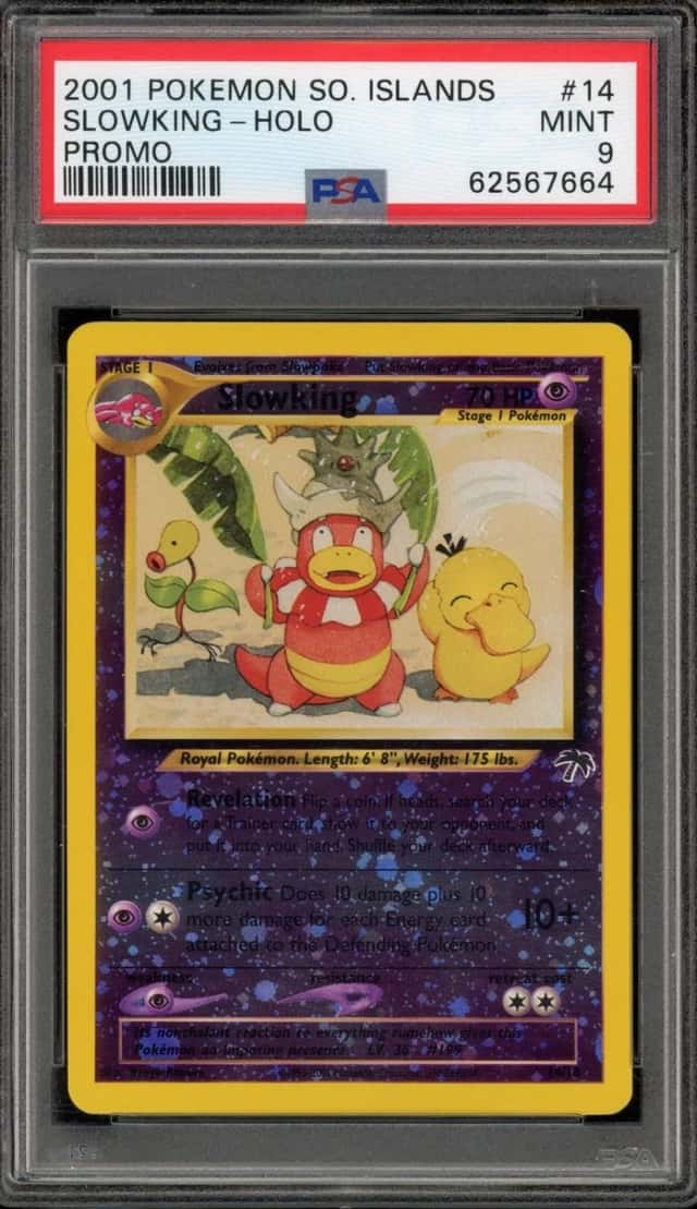 Pokemon Slowking Holo Southern Islands Promo 14/18 PSA 9 Mint