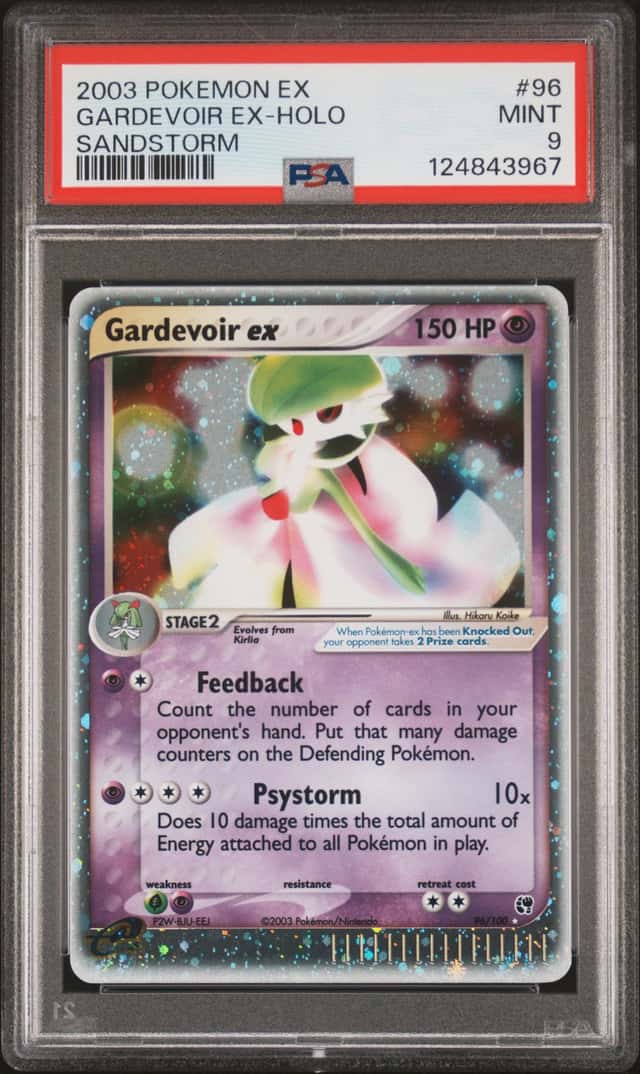 Pokemon Gardevoir EX Holo Sandstorm 96/100 PSA 9 Mint