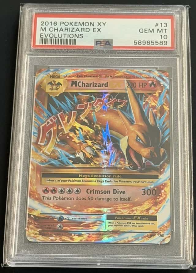 Mega Charizard EX 13/108 Holo Ultra Rare Pokémon XY Evolutions Gem Mint PSA 10 