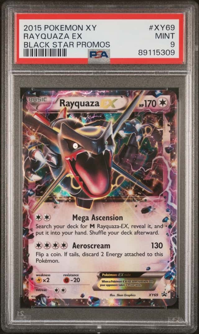 Pokemon Rayquaza EX Black Star Promos XY69 PSA 9 Mint