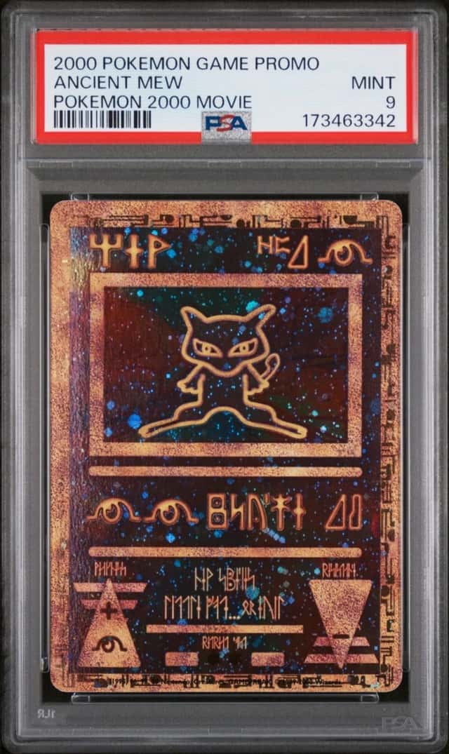 2000 POKEMON GAME MOVIE POKEMON 2000 MOVIE ANCIENT MEW PSA 9