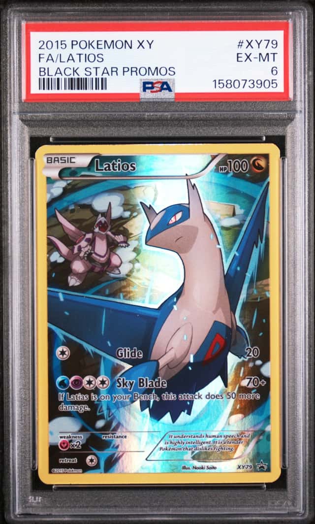 2015 Pokemon Black Star Promos #XY79 FA Latios PSA 6 EX-MT