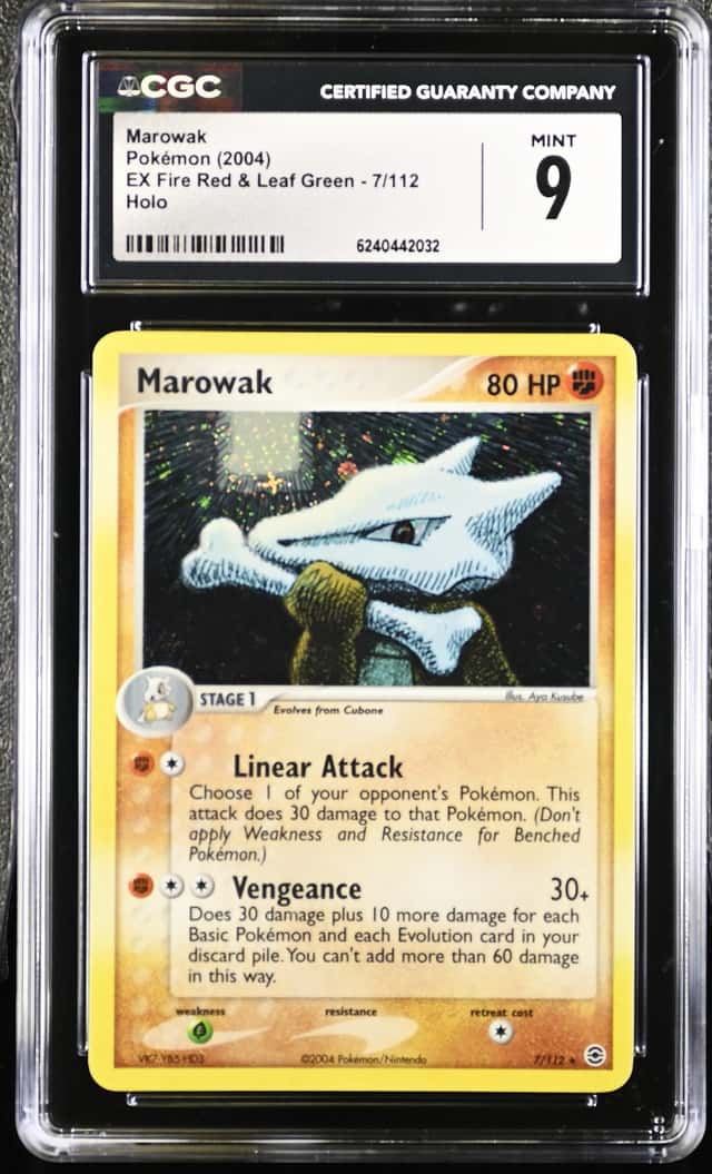 2004 Pokemon EX Fire Red & Leaf Green #7 Marowak Holo CGC 9 MINT