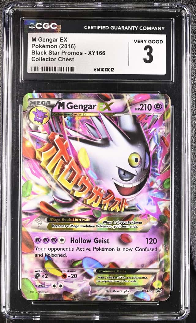 2016 Pokemon XY Promos Mega Gengar #XY166 CGC 3