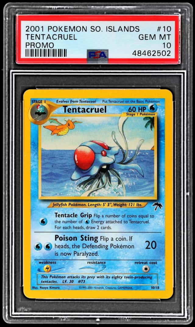 2001 Pokemon Southern Islands Promo Tentacruel #10