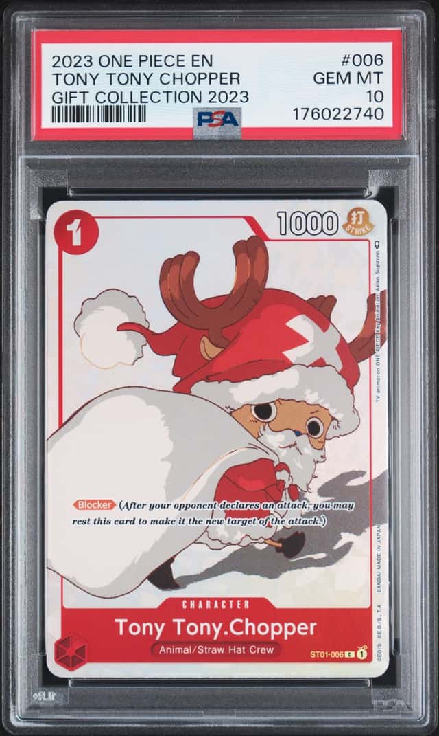 2023 One Piece Gift Collection Tony Tony Chopper #ST01-006 PSA 10 GEM MINT