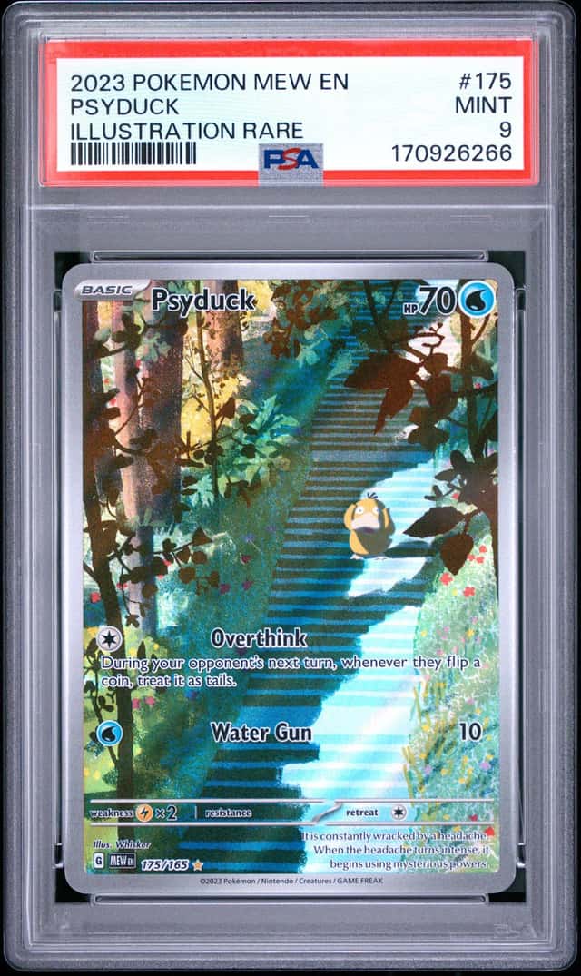 2023 Pokemon SV 151 Psyduck Illustration Rare #175/165 PSA 9