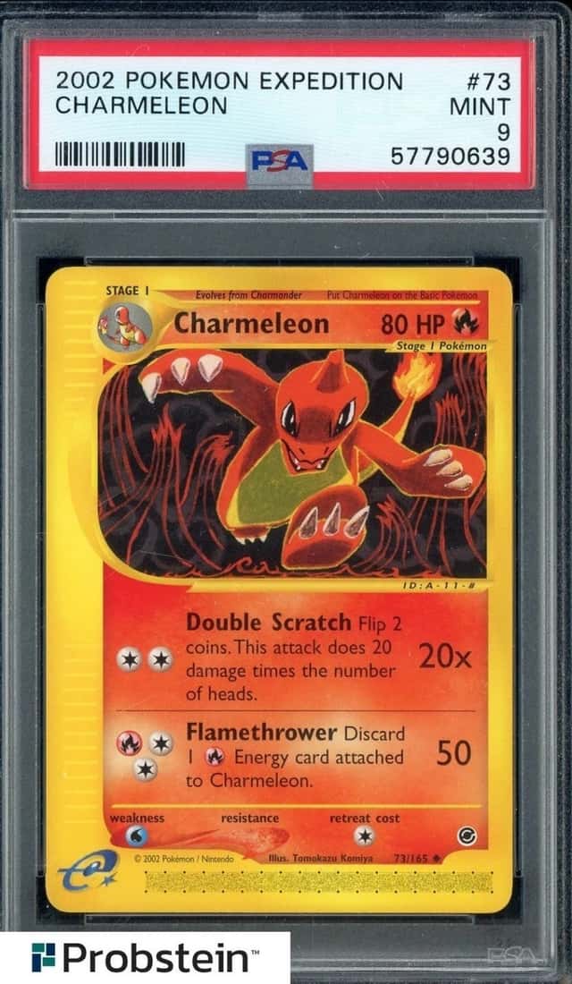 2002 Pokemon Expedition #73/165 Charmeleon PSA 9 MINT