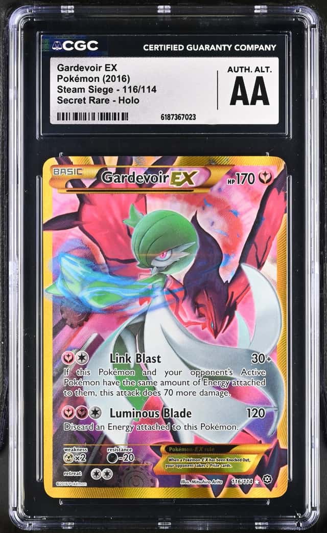 2016 Pokemon TCG English Gardevoir EX 111/114 CGC AUTH. ALT. XI60
