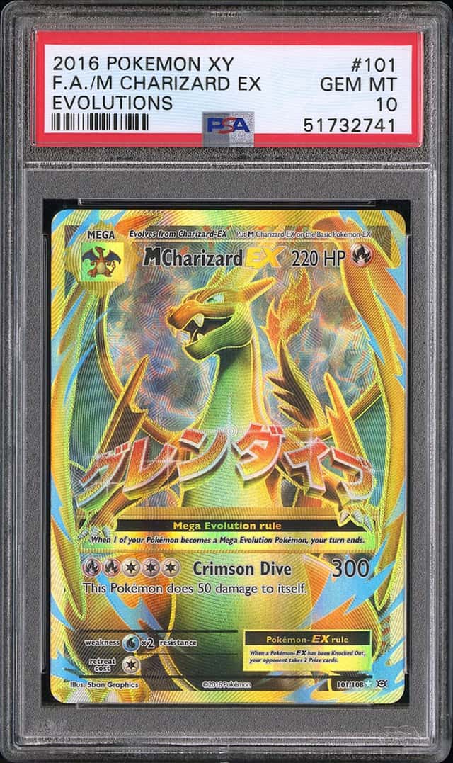 Pokemon M Charizard EX Evolutions 101/108 PSA 10 Gem Mint