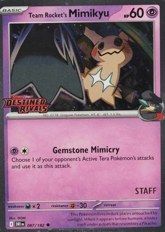 Non-Holo · Prerelease · Staff