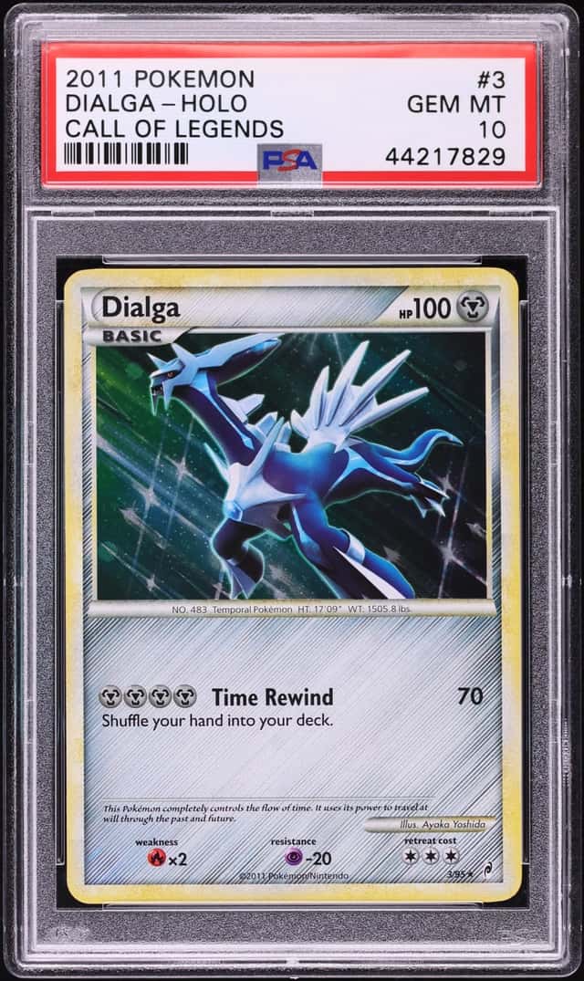 2011 Pokemon Call Of Legends Holo Dialga #3 PSA 10 GEM MINT