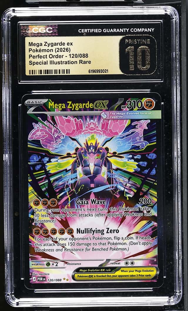 2026 Pokemon Perfect Order Mega Zygarde ex #120 CGC Pristine 10