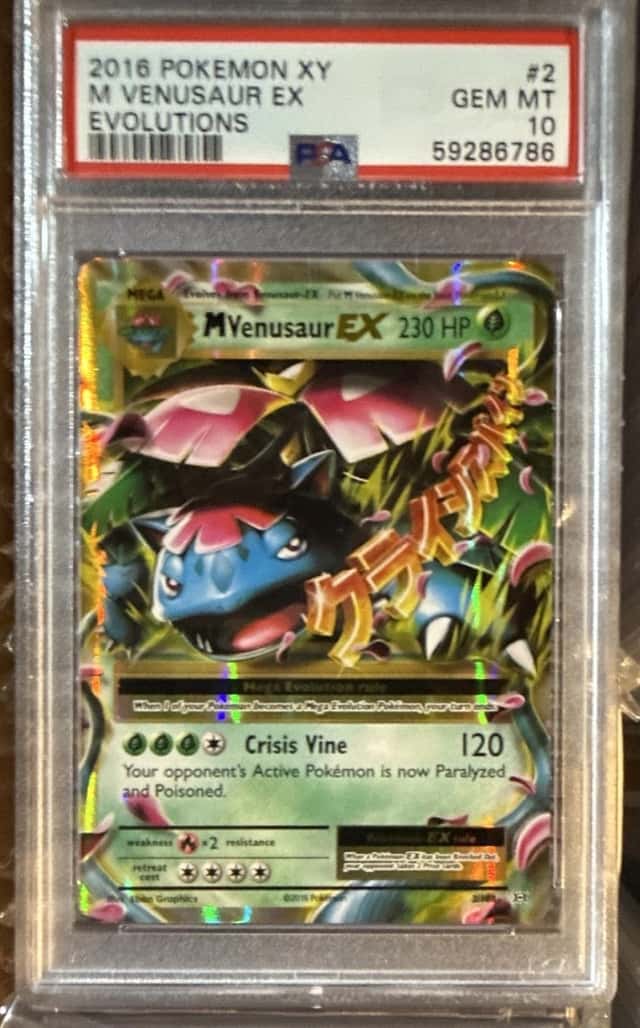 The Pokemon Company Pokemon TCG M Venusaur EX 2/108 Evolutions UR Holo 230 HP