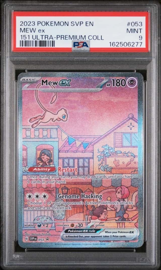 2023 POKEMON SVP EN-SV 151 ULTRA-PREMIUM COLLECTION #053 MEW EX PSA 9