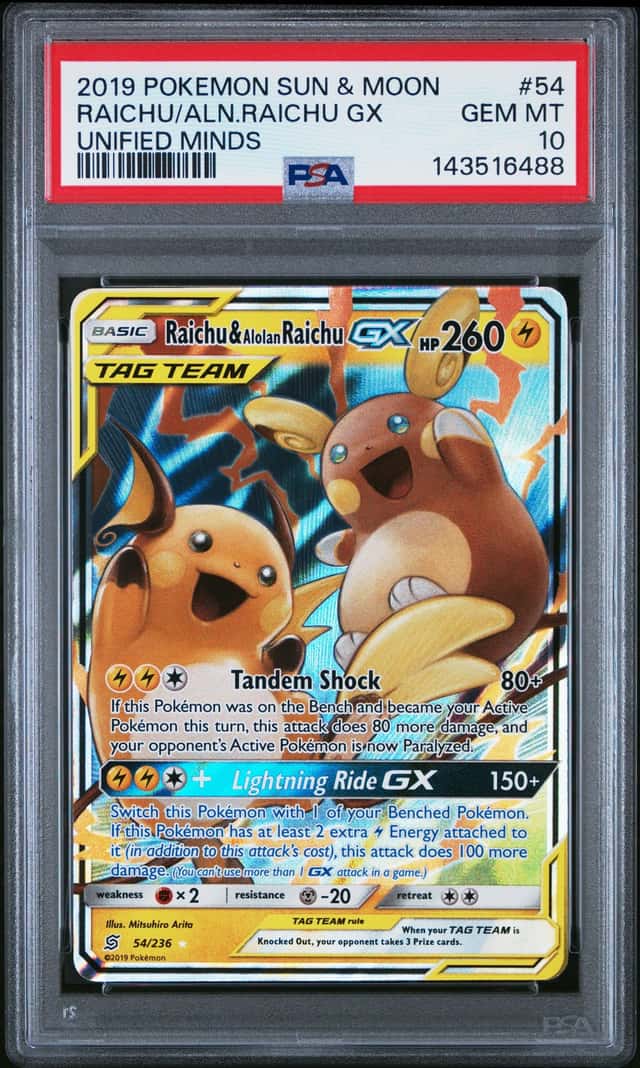 Raichu & Alolan Raichu GX