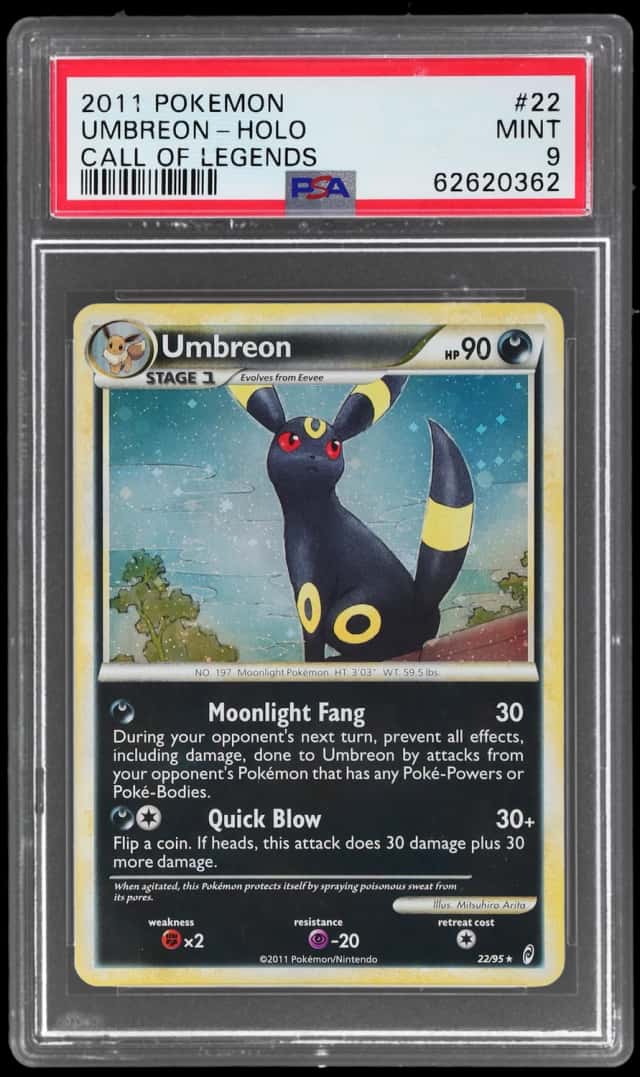 2011 Pokemon Call of Legends Holo Umbreon #22