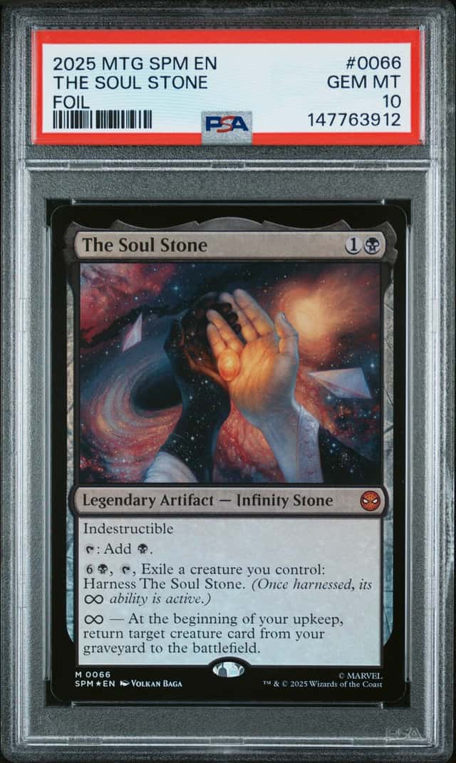 PSA 10  -  The Soul Stone - FOIL - 2025 MTG SPM EN