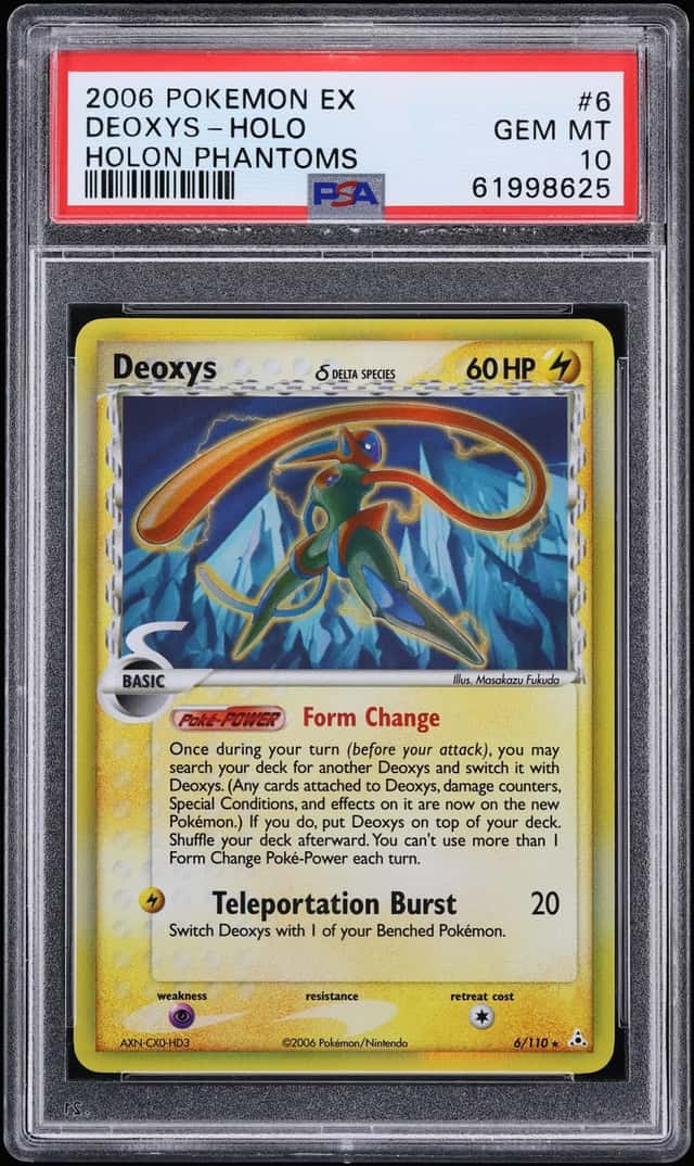 2006 Pokemon EX Holon Phantoms Holo Deoxys #6 PSA 10 GEM MINT