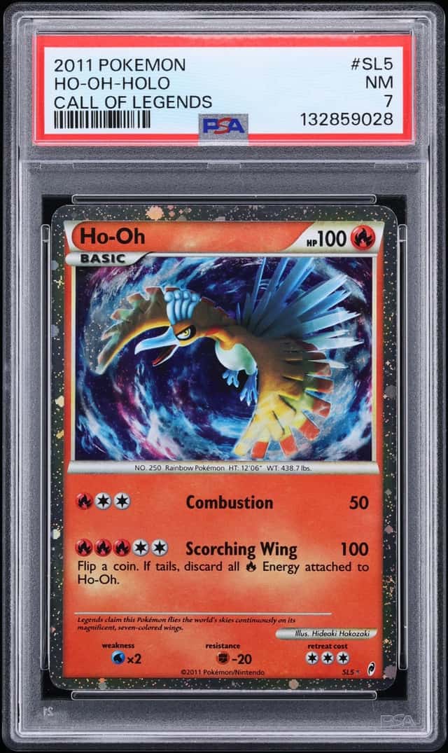 2012 Pokemon HGSS Call Of Legends Holo Ho-Oh #SL5 PSA 7 NRMT
