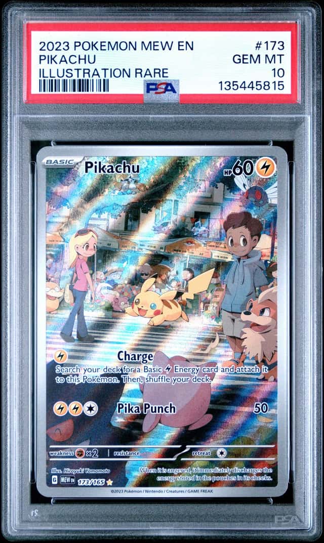 2023 Pokemon Scarlet & Violet 151 IR Pikachu #173 PSA 10 GEM MINT