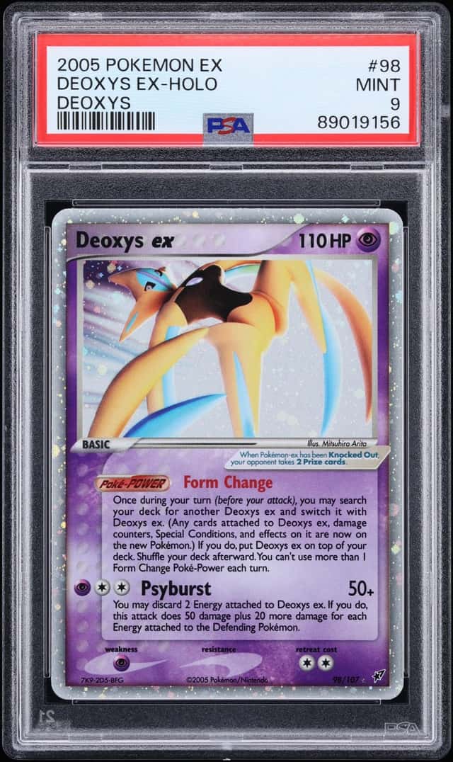 2005 Pokemon EX Deoxys Holo Deoxys ex #98 PSA 9 MINT