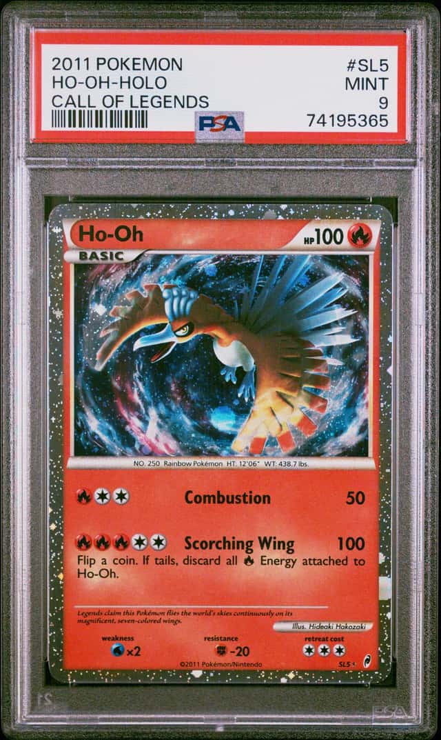 2011 Pokemon Call Of Legends Holo Ho-Oh #SL5 PSA 9 MINT