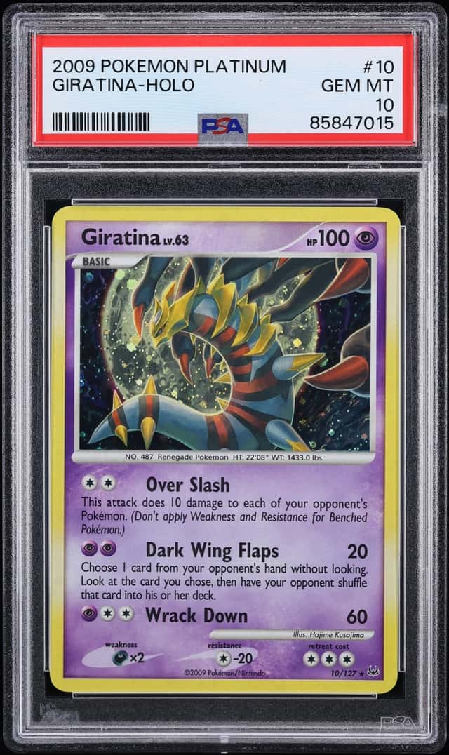 2009 Pokemon Platinum Holo Giratina #10 PSA 10 GEM MINT
