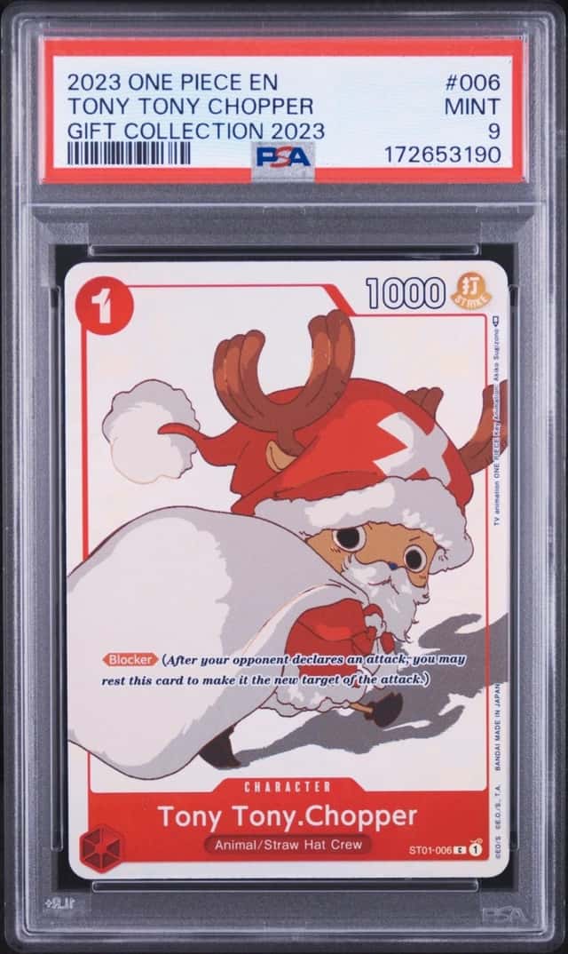 2023 ONE PIECE GIFT COLLECTION 2023 #006 TONY TONY CHOPPER PSA 9